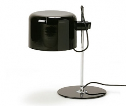 Joe Colombo: Oluce Coupe 2202 Table Lamp, Black