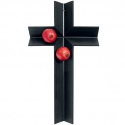 OH SIGNORE! Steel Cross-Shape Centerpiece Fruit Tray