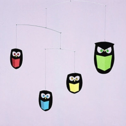 Flensted The Wisest Owl Danish Modern Nursery Mobile