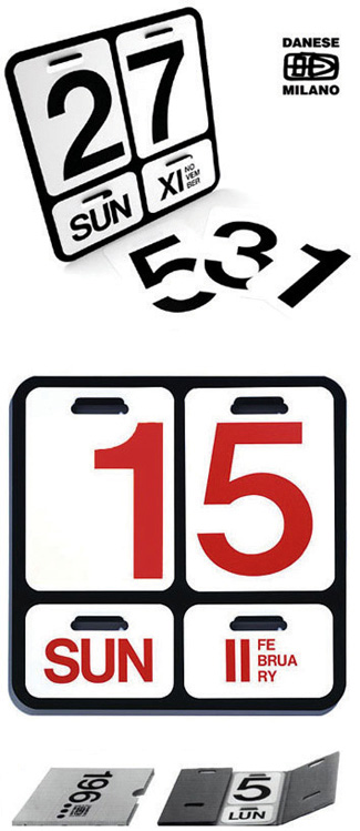 Enzo Mari: Danese Modern Design Formosa Wall Calendar