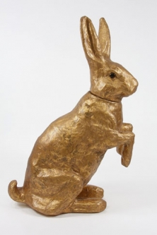 Giant Golden Bunny Rabbit Cachette Box