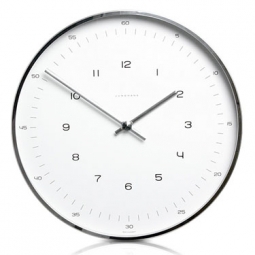 Max Bill Modern Office Wall Clock with Numbers - Max Bill Clocks