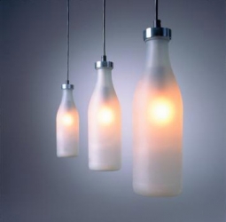 Droog Design: Tejo Remy Milkbottle Lamp Single Piece