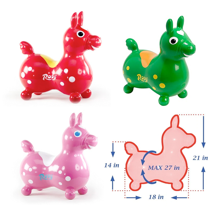 rody inflatable hopping horse