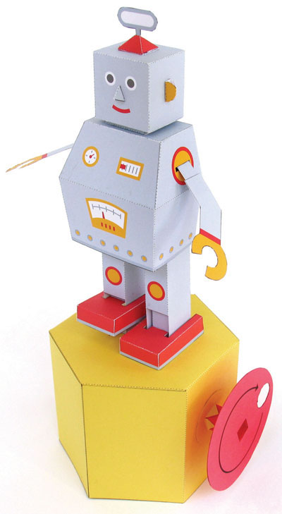 Keisuke Saka: Mechanical Paper Robot: NOVA68.com