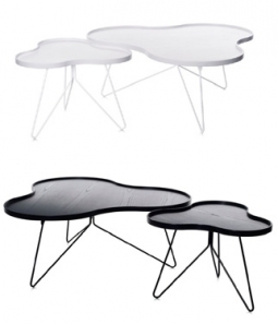 Christine Schwarzer : Flower Table Side and Coffee Tables Mono