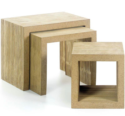 Frank Gehry Modern Low Trio Of Nesting Tables From Easy Edges Frank Gehry Modern Low Trio Of Nesting Tables From Easy Edges