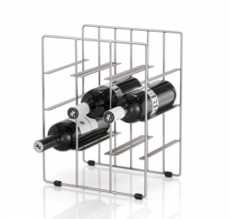 Wine Rack Stainless Steel for 9 bottles
