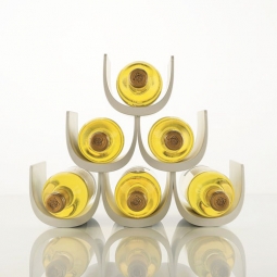 Alessi Noe 6-Bottle Modular Modern Wine Rack Kits
