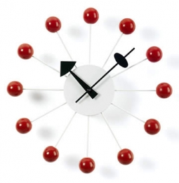 George Nelson Red Ball Wall Clock from Vitra Clocks