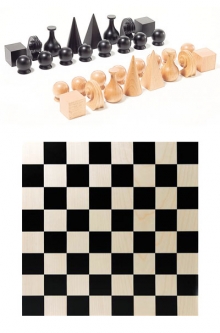 Many Ray Complete Chess Set - Chess Board with Pieces, Wood