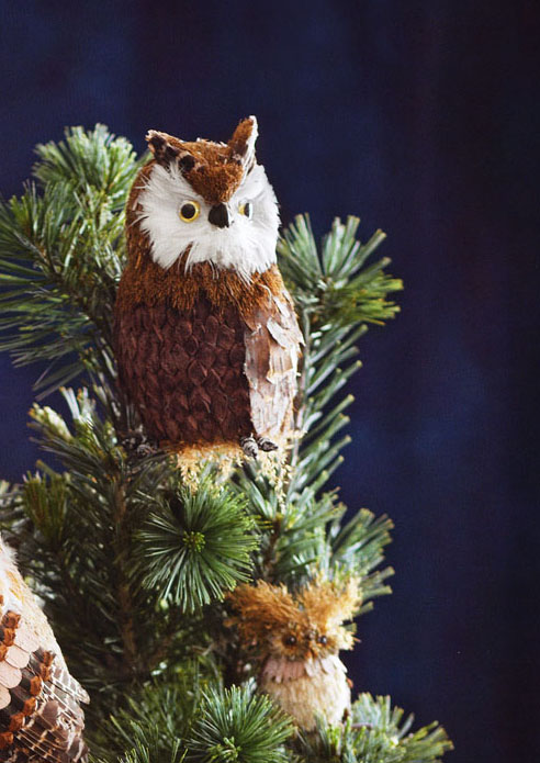 Christmas owl tree topper: NOVA68.com