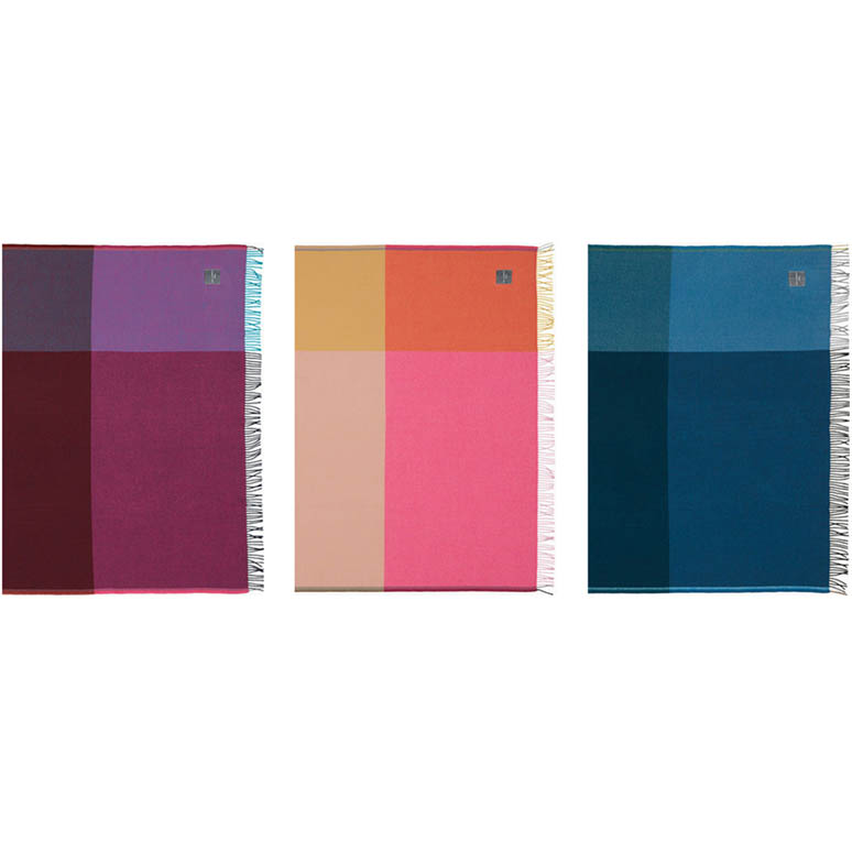 Color Block Throw Blanket in Bright Colors by Vitra: NOVA68.com