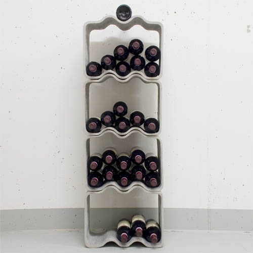 Alessi Wine Bottle Organiser Liquor Organizer Wine Storage Rack Stackable Wine Holder 
