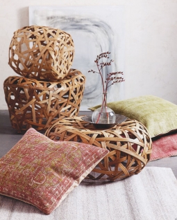 Decorative Throw Pillows: ANVERS Antique Washed Throw Pillow Covers