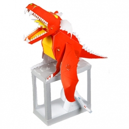 Walter Ruffler: Red Fire Dragon Mechanical Paper Kit