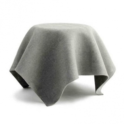 Floating Modern Concrete (Round) Outdoor Patio Side Table