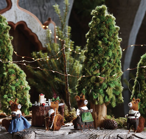 Christmas Tree Ornaments: German Oktoberfest Squirrels ...