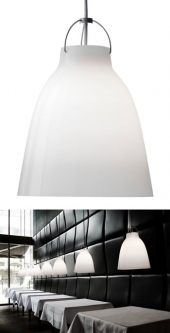 Light Years Design: Cecilie Manz Caravaggio Pendant Lamp in Glass