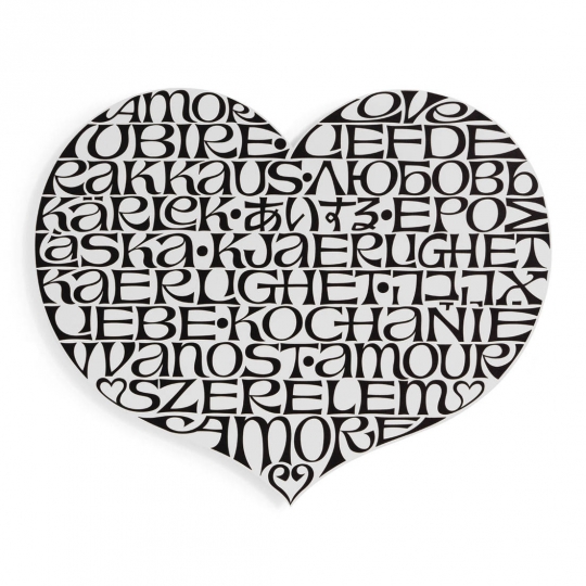 International Love Languages 'Heart-Shape' Steel Wall Decor Girard