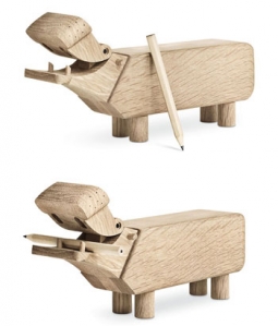 Kay Bojesen: Wooden Hippo Rosendahl - Oak