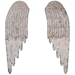 Large Wooden Wings: Angel Decorations for Christmas