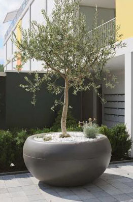 large outdoor planters