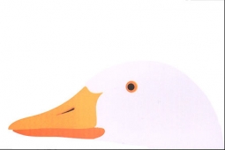 Enzo Mari: Loca White Goose Modern Poster