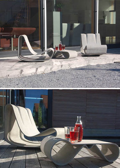 Guhl Loop Table Modern Concrete Outdoor Garden Nova68 Com Guhl Loop Table Modern Concrete, Modern Concrete Outdoor Furniture