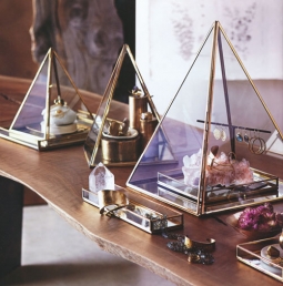 Jewelry Display Supplies: Louvre Paris Glass Paneled Jewelry Case