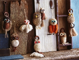 macrame owl wall hanging ornaments