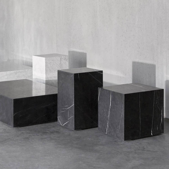 Square marble side table discount