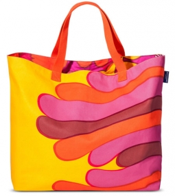 Marimekko Albatrossi Oversized Tote Beach Bag, Multi-Colored