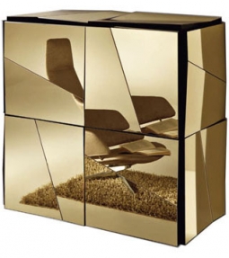 Tonelli Psiche Mirrored Sideboard Square