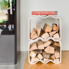 Modern Concrete Fireplace Wood Log Holder (Last One)
