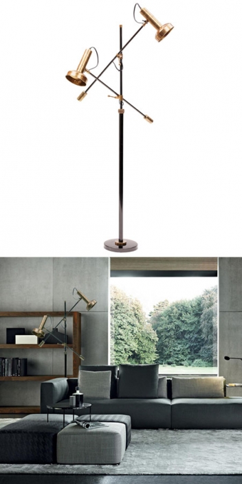 Mid Century Modern Floor Lamp Milano Nova68 Mid Century Modern Floor Lamp Milano