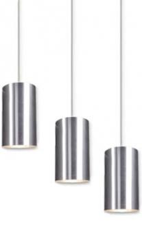 Mid Century Modern Pendant Light: Modern Cylinder Lamp