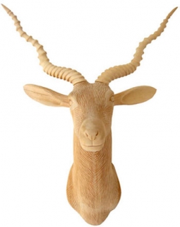 Enchanted Forest Collection: Capricorn Trophy Head Wall Sculpture
