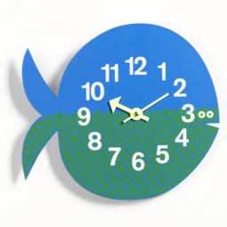 VITRA 21500404: Vitra Fernando the Fish Wall Clock by George Nelson