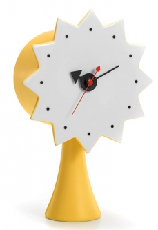 George Nelson: Model #2 Ceramic Table Clock by Vitra