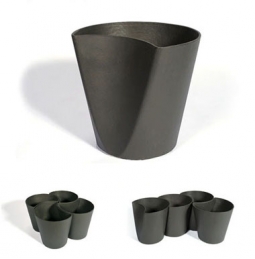 Ginkgo-Giloba Cement Modern Architectural Outdoor Planter Design