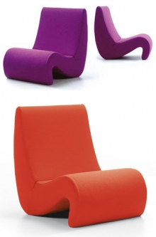 Verner Panton: Amoebe Chair - Vitra Lounge Chairs