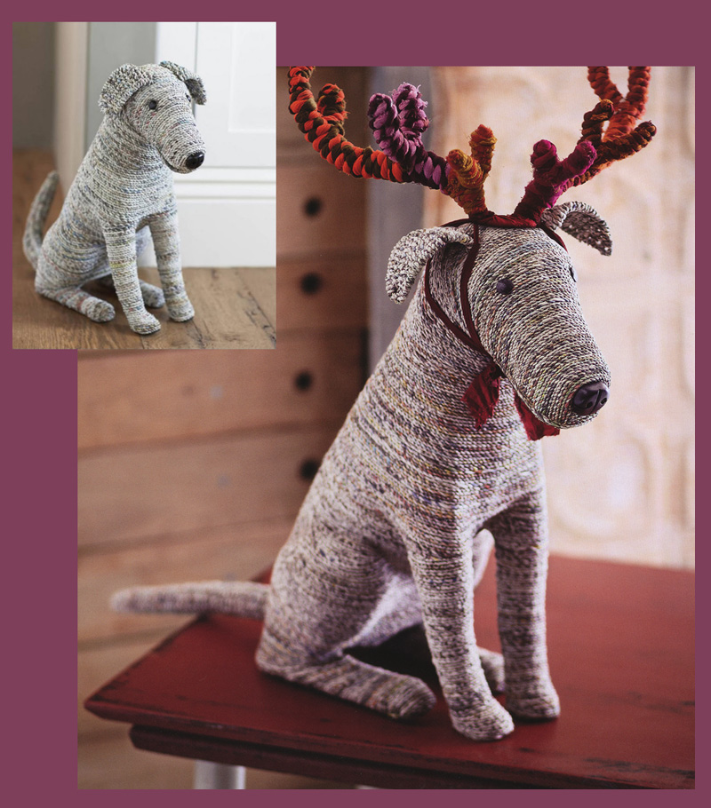 Recycled Rover Newspaper Dog