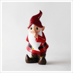 Large Retro 1950s Santa Christmas Elf Figurine