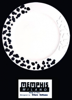 Ettore Sottsass: Rucola Dinner Plate - 1980s Memphis Milano Plates