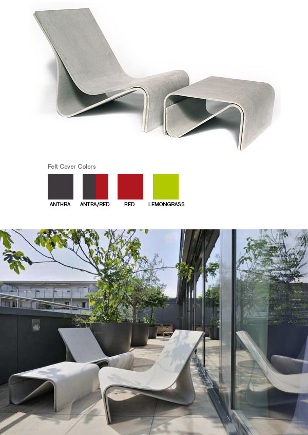 Sponeck Modern Garden Chaise Lounge, Modern Lounge Chair Outdoor