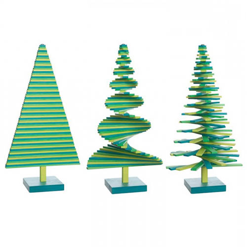 Petite Tabletop Green Christmas Tree in Gift Packaging