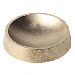 traditional japanese round paperclip tray in solid brass - tray