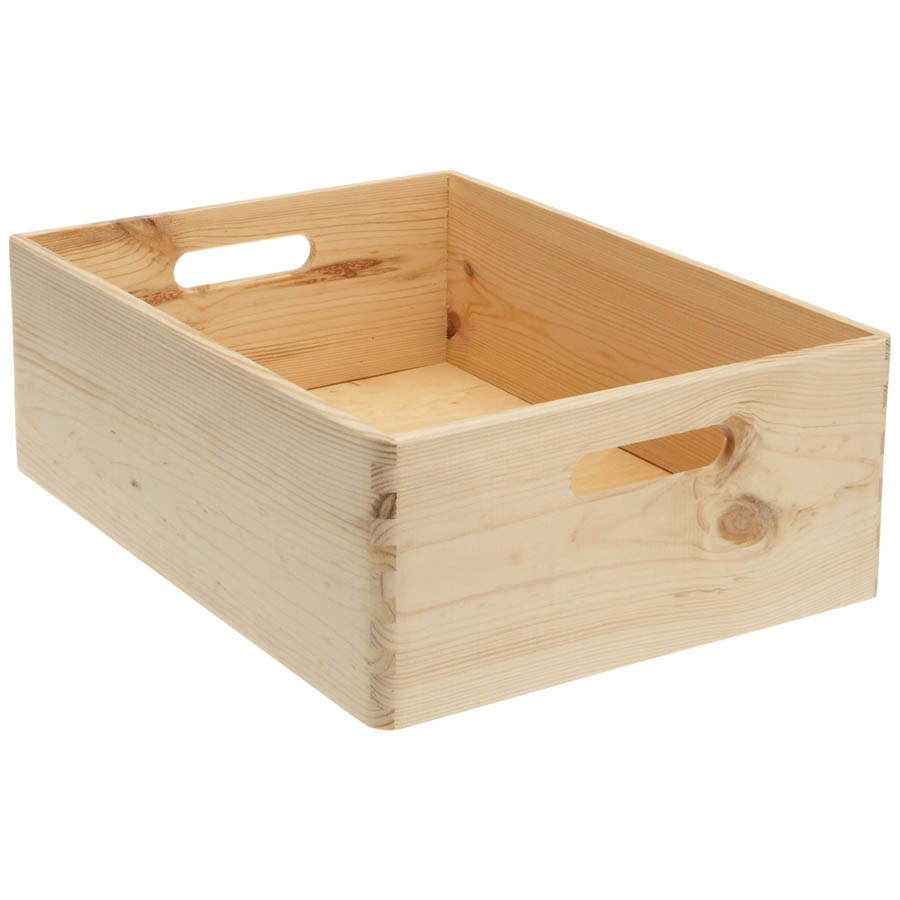 Medium Wood Closet Organizer Box 15 3 4 L X 11 3 4 W X 6 H